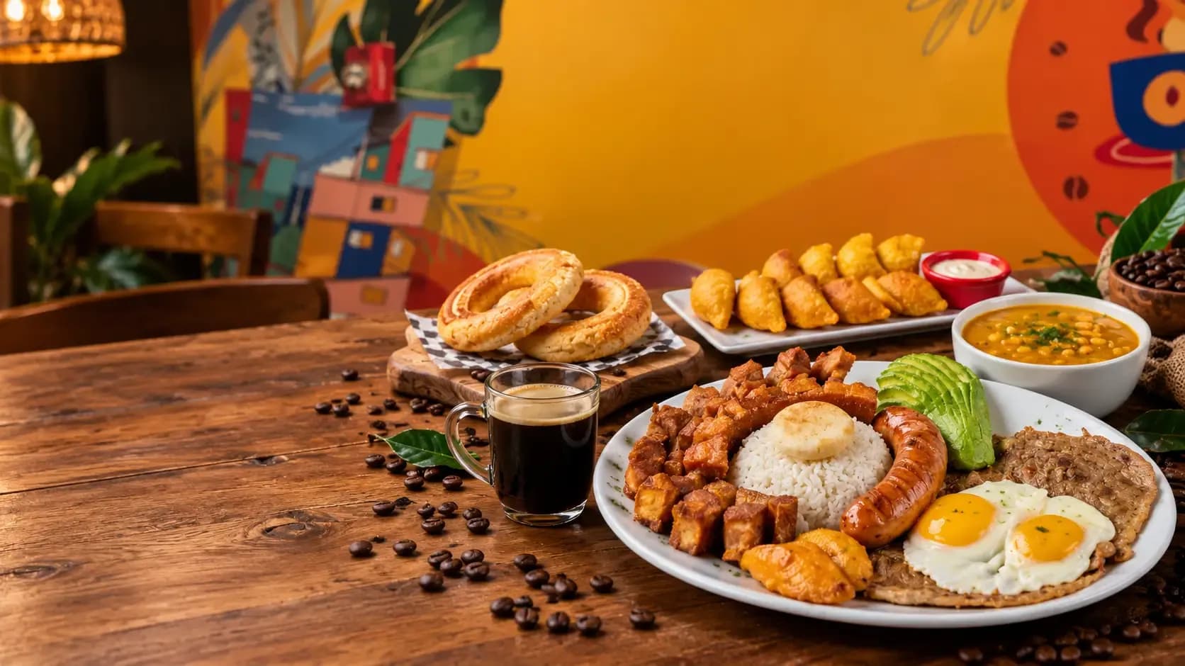 Ven por la comida colombiana, quédate por los antojos
