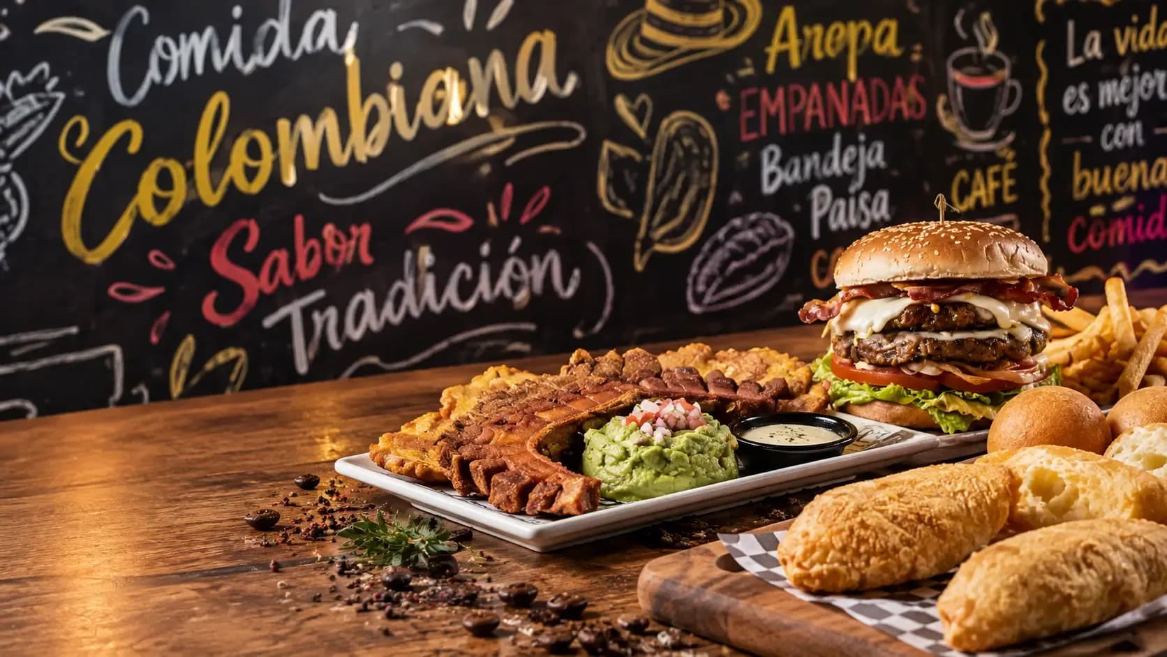 Comida colombiana que nos reúne a todos en la mesa